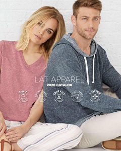 2020 catalog of clothing from LAT Apparel