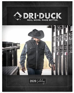 2020 catalog of clothing from Dri Duck