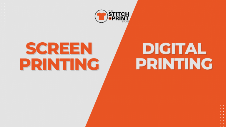 Difference Between Digital Printing & Screen Printing