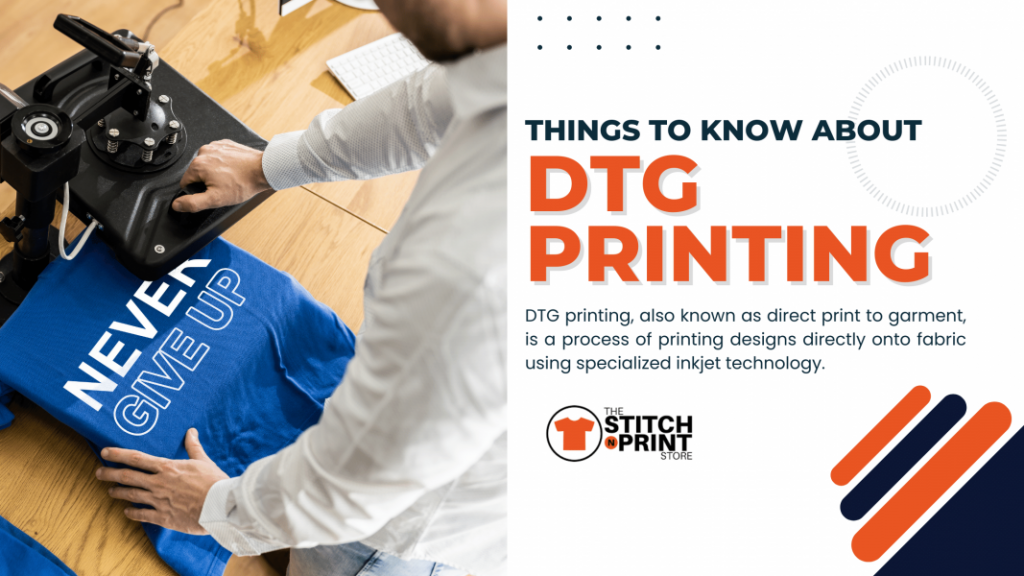 Things to know (DTG Printing)
