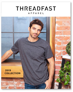2019 catalog of clothing from Threadfast