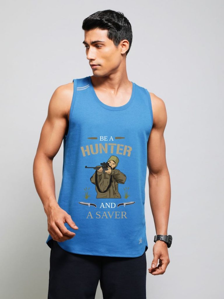 Personalize Blue Tank Tops