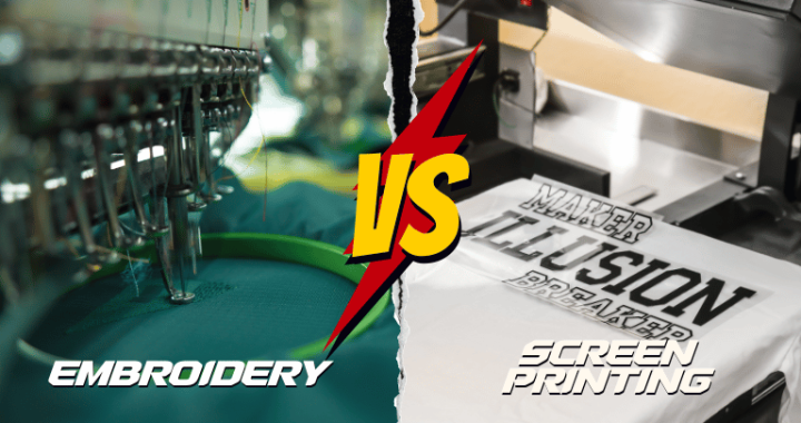 Embroidery vs Screen Printing